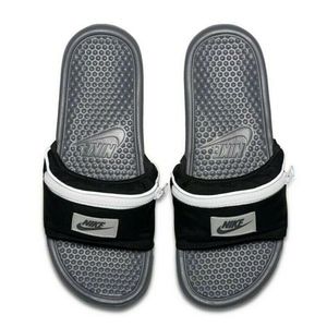 nike benassi just do it fanny pack slide sandal
